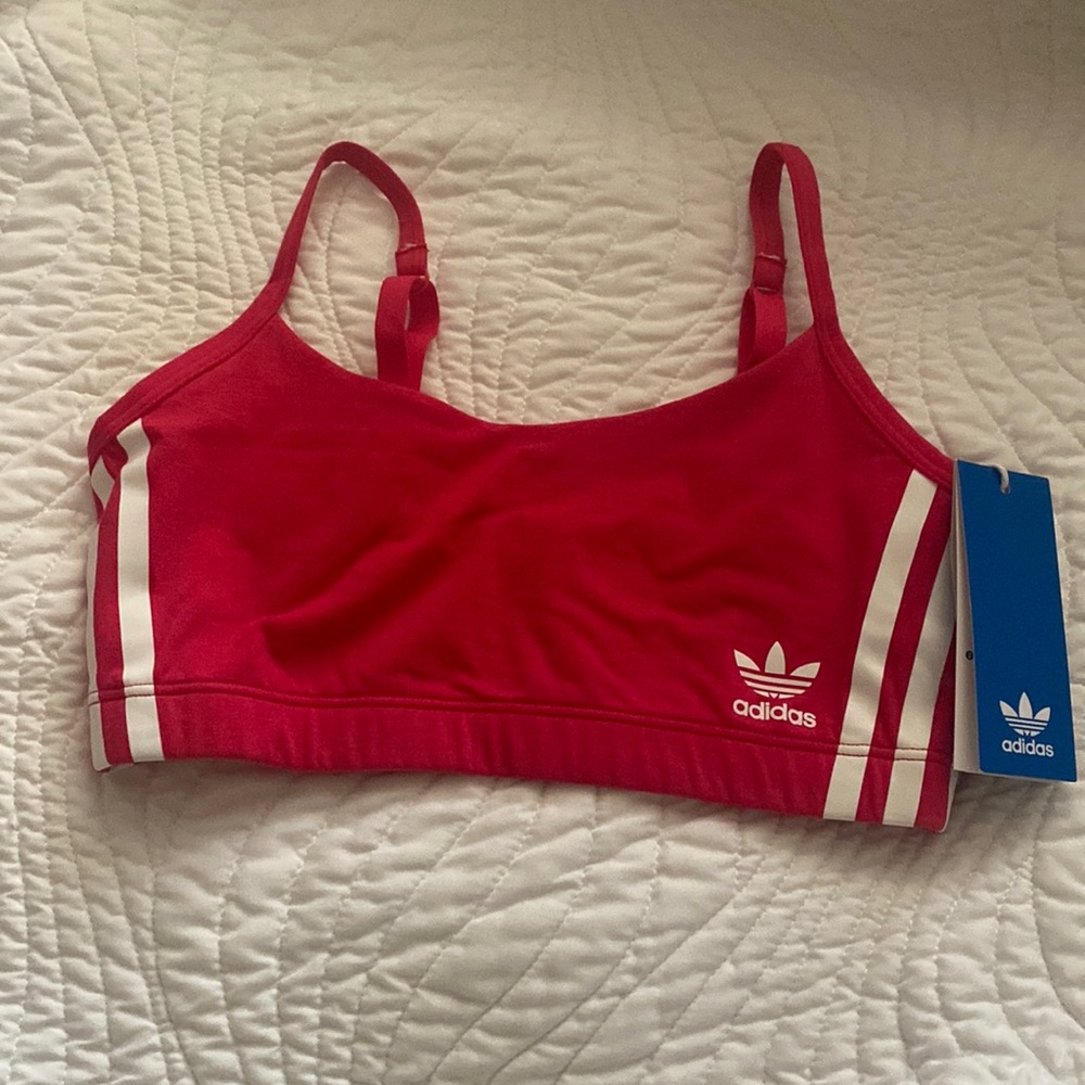 ADIDAS Bralette Pink Adjustable Small